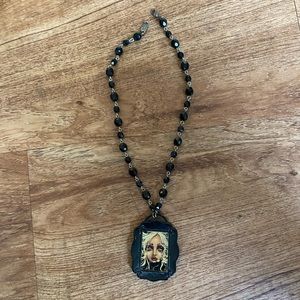Unique custom painting artwork necklace